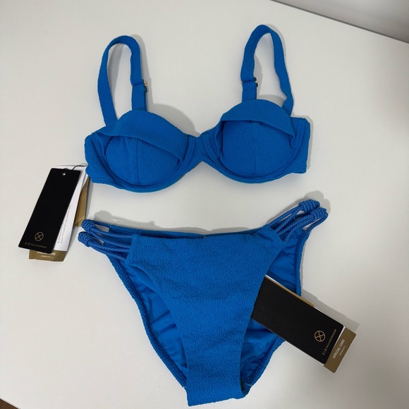 Vix Paula Hermanny Firenze Jade Sweetheart Top Gwen Bottom Bikini Small - Picture 2 of 16